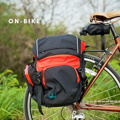 Vincita Bike Pannier Hardware DIY Mounting Attachment Kit for 20mm Racks | One Complete Attachment Set to Convert Any Bag or Backpack for Bicycle Racks - size: Rack Diameter Up to 20mm