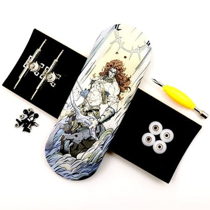 32mm Pro Fingerboard 12 Constellation Series Wooden Finger Board (Sagittarius) - color: Sagittarius