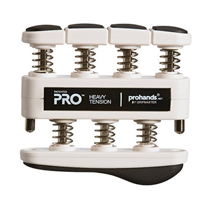 Prohands PRO Hand Exerciser, Finger Exerciser (Hand Grip Strengthener), Spring-Loaded, Finger-Piston System, Isolate and Exercise Each Finger - color: Black - Pro, size: 9 lb (Heavy Tension)