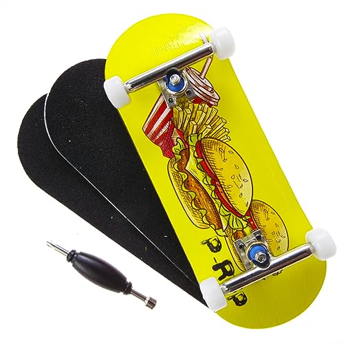 P-REP V2 Performance Complete Wooden Fingerboard 34mm - Cheeseburger Cheeseburger - color: Cheeseburger Cheeseburger
