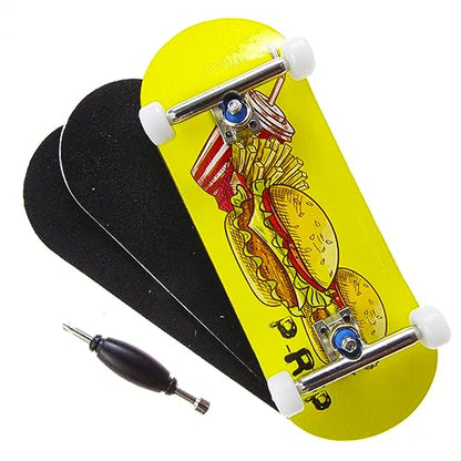 P-REP V2 Performance Complete Wooden Fingerboard 34mm - Cheeseburger Cheeseburger - color: Cheeseburger Cheeseburger