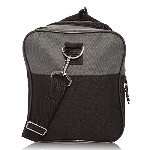DALIX 17" Blank Duffle Bag Duffel Bag Travel Size Sports Durable Gym Bag - color: Gray