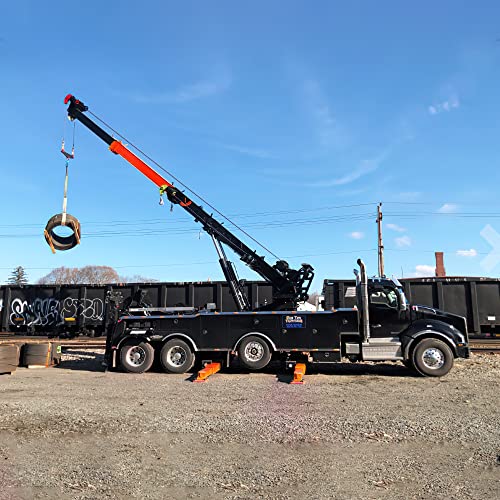 ATERET Twisted Eye Polyester Lift Sling I 1" x 8 feet I Heavy Duty Lifting Web Sling I (1" x 8') - size: 1" x 8'