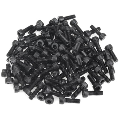 105 Pieces M4 x 12mm Socket Head Cap Screws, Thread Pitch 0.7mm, Sutemribor M4 Black Screws, 12.9 Grade Alloy Steel, Black Oxide Finish, Fully Threaded - size: M4 x 12mm, style: Socket Head