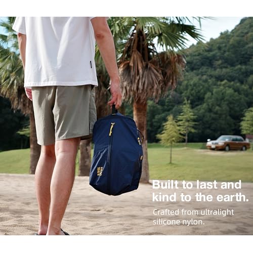 Ultralight Travel Shoe Bag 10L, Fits 2 Pairs Shoes, Large Water-Resistant Packing Cube. - size: M