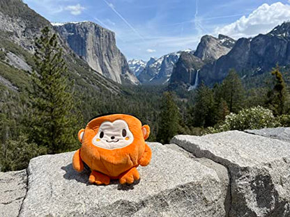 Chalk Bag for Rock Climbing - Bouldering Chalk Bucket with Quick-Clip Belt, Zipper Pocket and Brush Holder - style: Monkey