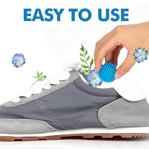 Shoe Deodorizer Balls, Sneaker Odor Eliminator, Long-Lasting Air Freshener for Cloest Car Lockers Drawer Gym Bags, 6 Pack Linen Scent - size: 1 Count (Pack of 6)