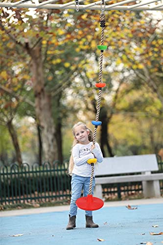 Tree Climbing Rope and Kids Disc Swing Seat Set Outdoor Backyard Playground Accessories
