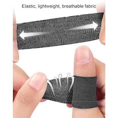 10 Pairs Finger Tape for Sports Protection - Pre Cut Hydrocolloid Athletic Tape for Climbing, Basketball, Volleyball, and More