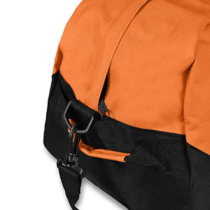 21" Large Duffle Bag with Adjustable Strap - color: Orange