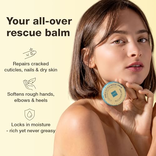 Onsen Hand & Cuticle Rescue Cream | Organic Nail Strengthener & Balm | Dry, Cracked Hands, Elbows & Feet | Shea Butter, Tsubaki & Jojoba Oil | Nail Repair & Growth, Vegan – 2 Pack (1.10 oz) - size: 0.88 Ounce (Pack of 2)