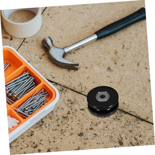 Gym Cable Pulley System Heavy-Duty Aluminum Pulley Wheel U-Groove Double Bearing Silent for Fitness Equipment