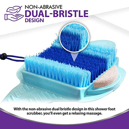 in Shower Foot Scrubber with Pumice Stone