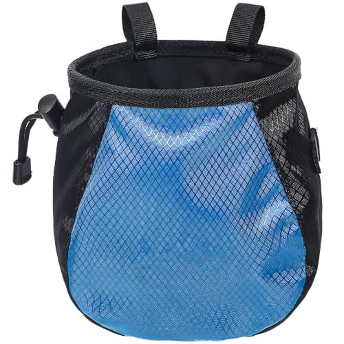 DOITOOL Rock Climbing Chalk Bags Polyester Drawstring Chalk Containers 2 Pcs Large Capacity for Outdoor Sports Travel Waist Hanging