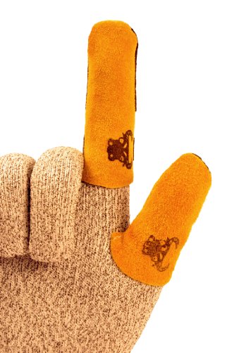 G & F Products 8126L Cowhide Leather Thumb Guard, Large, Sold Separately - size: Large, style: Thumb Guard