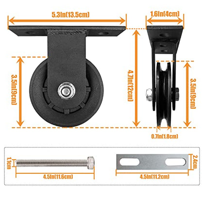 Power Rack Pulley Attachment, LAT Pulldown Machine - Cable & Weight Dual Pulley System for Home Gym Strength Training, Power Racks - color: Style 2