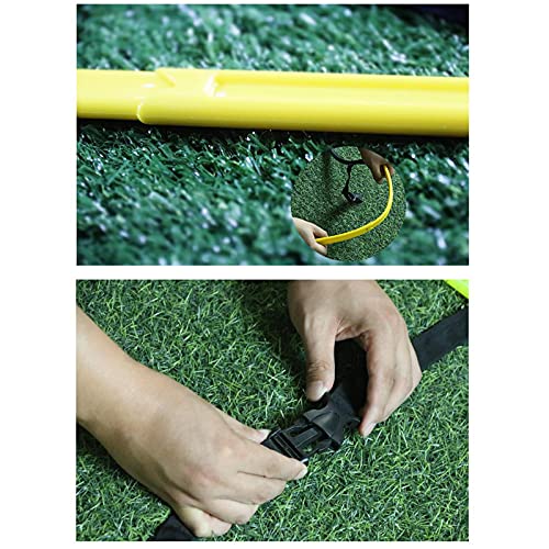 Agility Ladder for Speed Training - Fixed 2.55M Agility Ladder with Cones, Ideal for Rugby, Boxing, Lacrosse, and Tennis - Enhance Your Athletic Performance (2.55M) - size: 2.55M