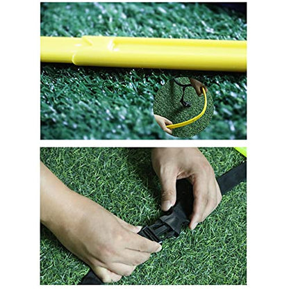 Agility Ladder for Speed Training - Fixed 2.55M Agility Ladder with Cones, Ideal for Rugby, Boxing, Lacrosse, and Tennis - Enhance Your Athletic Performance (2.55M) - size: 2.55M