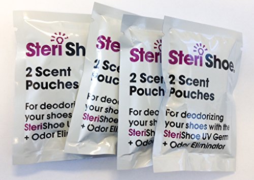 Scent Pouch for UV Shoe Sanitizers, Clean Fragrance Shoe Freshener | Reusable fragrance pouch adds a clean scent during compatible sanitizer cycles and freshens footwear between wears.