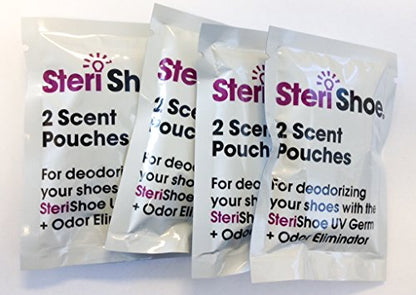 Scent Pouch for UV Shoe Sanitizers, Clean Fragrance Shoe Freshener | Reusable fragrance pouch adds a clean scent during compatible sanitizer cycles and freshens footwear between wears.