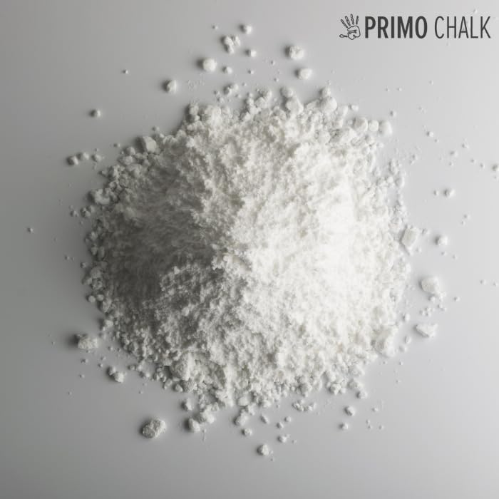Primo Chalk Resealable Bag: Loose Chalk for Weightlifting, Rock Climbing, & Gymnastics, Made in The USA, Chalk Ball Refill for Superior Grip - size: 1 lb.