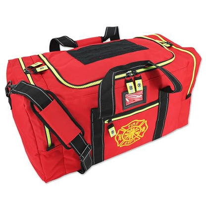 Lightning X Value Firefighter Turnout Gear Bag w/Maltese Cross - color: Red