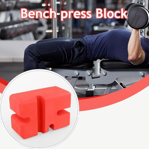 Bench Press Block,EVA Support Grip Pad, Foam Barbell Weight Bar Grip Multiple Angles Training Blocks, for Gym Home Fitness, L