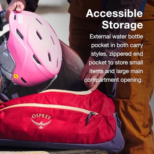 Osprey Daylite Duffel Backpack - Convertible Everyday Duffel Bag for Gym, Commute, and Travel - color: Tumbleweed Yellow/Tunnel Vision, size: 60L