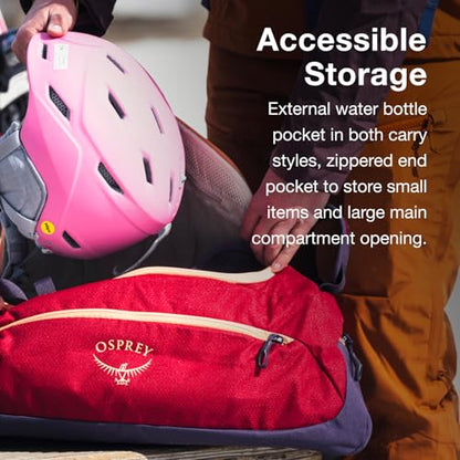 Osprey Daylite Duffel Backpack - Convertible Everyday Duffel Bag for Gym, Commute, and Travel - color: Tumbleweed Yellow/Tunnel Vision, size: 45L
