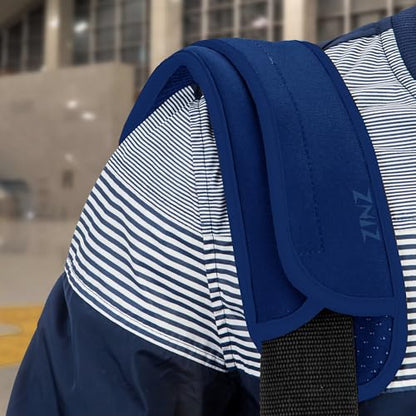 Ultra Thick & Breathable Universal Shoulder Pad Cushion for Bag - Long & Comfort - color: Dark Blue