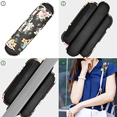 ZINZ Universal Shoulder Pad with Ultra Thick Cushion for Bag Luggage Bag Crossbody, Plus Long & Anti-Slip & Breathable,Dark Rose - color: Dark Rose