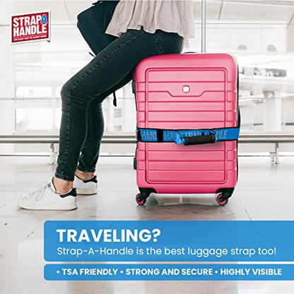6' Carrying Strap with Handle | Adjustable Belt | Heavy Duty, Easy, Safe, Secure, Lifting, Moving, Carry Strap for Boxes, Groceries | Best Luggage Strap (Strap-A-Handle 6ft. Length, 40lb. Capacity) - color: 6' Length, 40lb. capacity