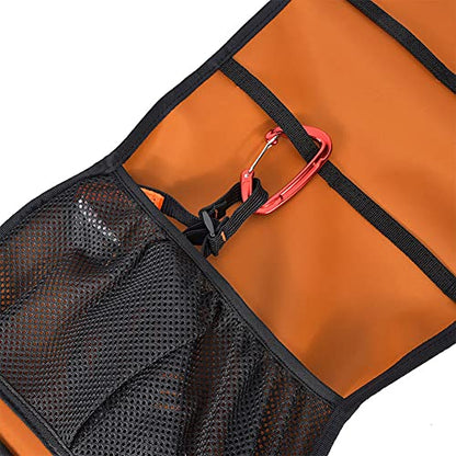 Outdoor Mountaineering Rock Climbing Instrument Storage Handbag Carabiner Girding Scratch Proof Portable Bag 320T Nylon Heavy Duty Equipment Organizer Rescue Gear Carrier