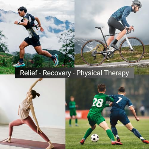 Massage Ball - Myofascial Release Ball for Recovery in Muscles, Shoulder, and Back. Trigger Point Massage and Pressure Point Therapy. (5-inch) - color: Purple