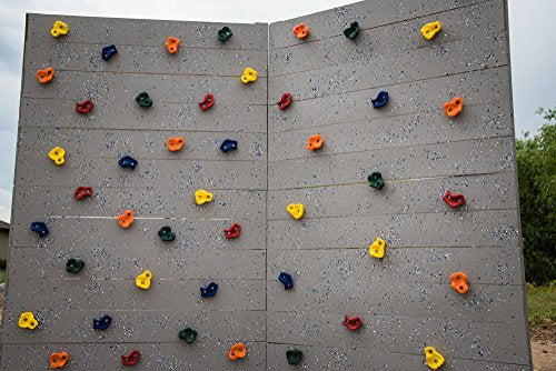 Squirrel Products Rock Climbing Holds for Kids, Deluxe Extra Large Climbing Rocks with Mounting Hardware - DIY Rock Wall Indoor & Outdoor Playground Accessories Wall Climbing Kit - Ages 3+ - style: 20 Pack XL Deluxe