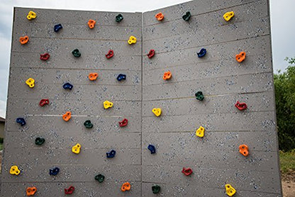 Squirrel Products Rock Climbing Holds for Kids, Deluxe Extra Large Climbing Rocks with Mounting Hardware - DIY Rock Wall Indoor & Outdoor Playground Accessories Wall Climbing Kit - Ages 3+ - style: 20 Pack XL Deluxe