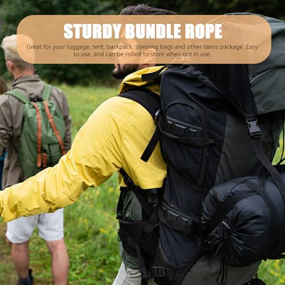 2pcs Heavy Duty Adjustable Bundle Straps with Quick Release Buckle, Thickened Webbing Tie-Down Straps for Securing Goods, Tent, Yoga Mat, and Backpack