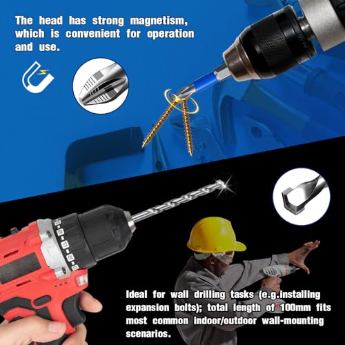312Pcs Drywall Anchors Screws Kit,11 Sizes with Bit for Wall Mount