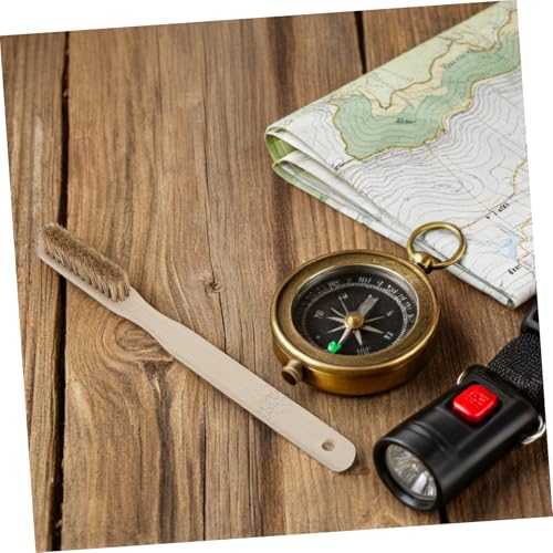 Ciieeo Rock Climbing Chalk and Thick Boar Bristles Brush with Ergonomic Wood Handle Portable Bouldering Hold Cleaner for Outdoor Climbing and Boulder Wall Maintenance