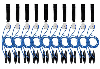 LiftAid Shoulder Pulley for Physical Therapy with Exercise Guide - Improves Shoulder Strength & Range of Motion - Reduces Pain, Helps in Muscle Recovery (Blue Pack of 10) - color: Blue Pack of 10