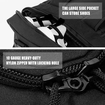 90L Large Duffle Bag | Gym Bag, Weekend Bag, Travel Backpack, Carry On, Sports Duffel,duffle backpack - color: Black, size: 90L
