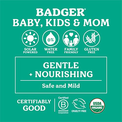 Badger - Night Night Balm, Chamomile & Lavender, Natural Sleep Balm for Kids, Scented Relaxing Balm for Children, Kids Organic Sleep Balm, 2 oz (2 Pack) - size: 2 Ounce (Pack of 2)