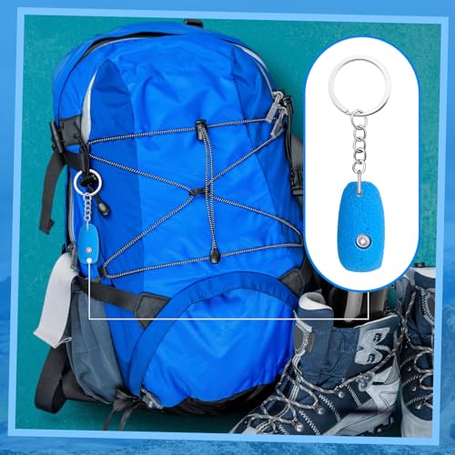 Wonderjune Rock Climbing Keychain Valentine's Birthday Gift Climbing Accessories for Climbers Friends Women Men Hiking Lover - color: Blue