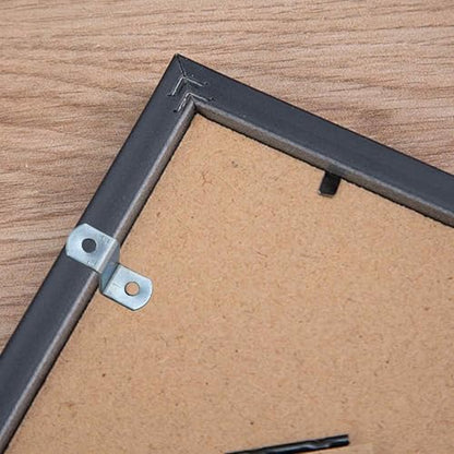 15PCS 3/4" Canvas Clips for Picture Framing, Offset Mounting Hardware with Screws for Art and Mirror Installation - size: 3/4"