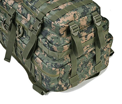 REEBOW GEAR Military Tactical Backpack Large Army 3 Day Assault Pack Molle Bag Backpacks (Woodland Camo) - color: Camo Woodland