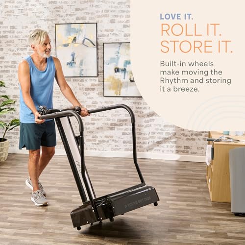 Lifepro Rhythm Vibration Plate Exercise Machine with 99 Speed Levels | Heart Rate Monitor, Resistance Bands, Cup Holder, Phone Holder — Vibration Plate for Lymphatic Drainage & Full Body Workout