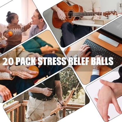 KDG Motivational Stress Balls(20 Pack) for Kids and Adults,Stress Relief Ball with Quetos to Rrelieve Anxiety and Manage Anger - color: 20 Pack