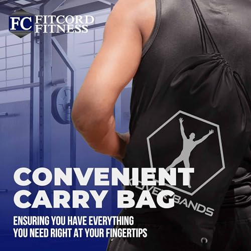 X-Over Home Rehab Gym Bundle Resistance Bands with Clip & Ring Set, Door Anchor Straps & Carry Bag for at-Home Shoulder & Arm Care, Strengthening, Reduce Pain, Injury Prevention, & Recovery - size: Level 2