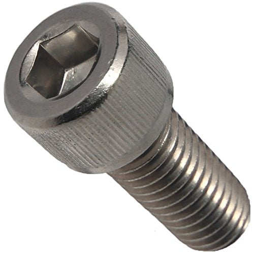 3/8-24 x 1/2 Socket Head Cap Screws, Full Thread, Allen Socket Drive, Stainless Steel 18-8, Bright Finish, Quantity 10 Pieces By Fastenere - size: 3/8-24 x 1/2 (10 Pack)