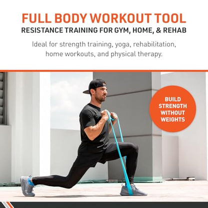 Body Sport Medium Resistance Exercise Band, Orange